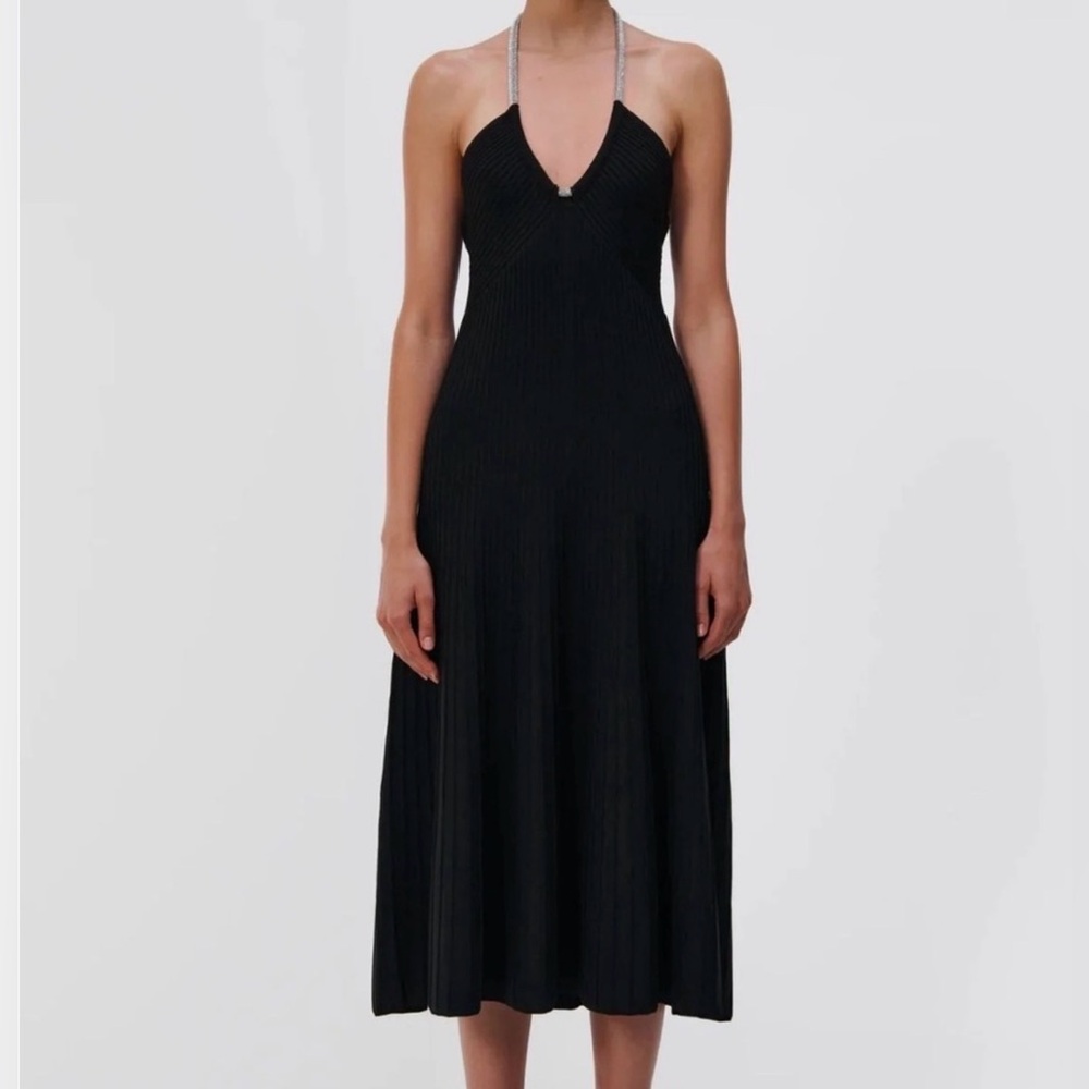 Johnathan Simkhai Halter Dress -Black